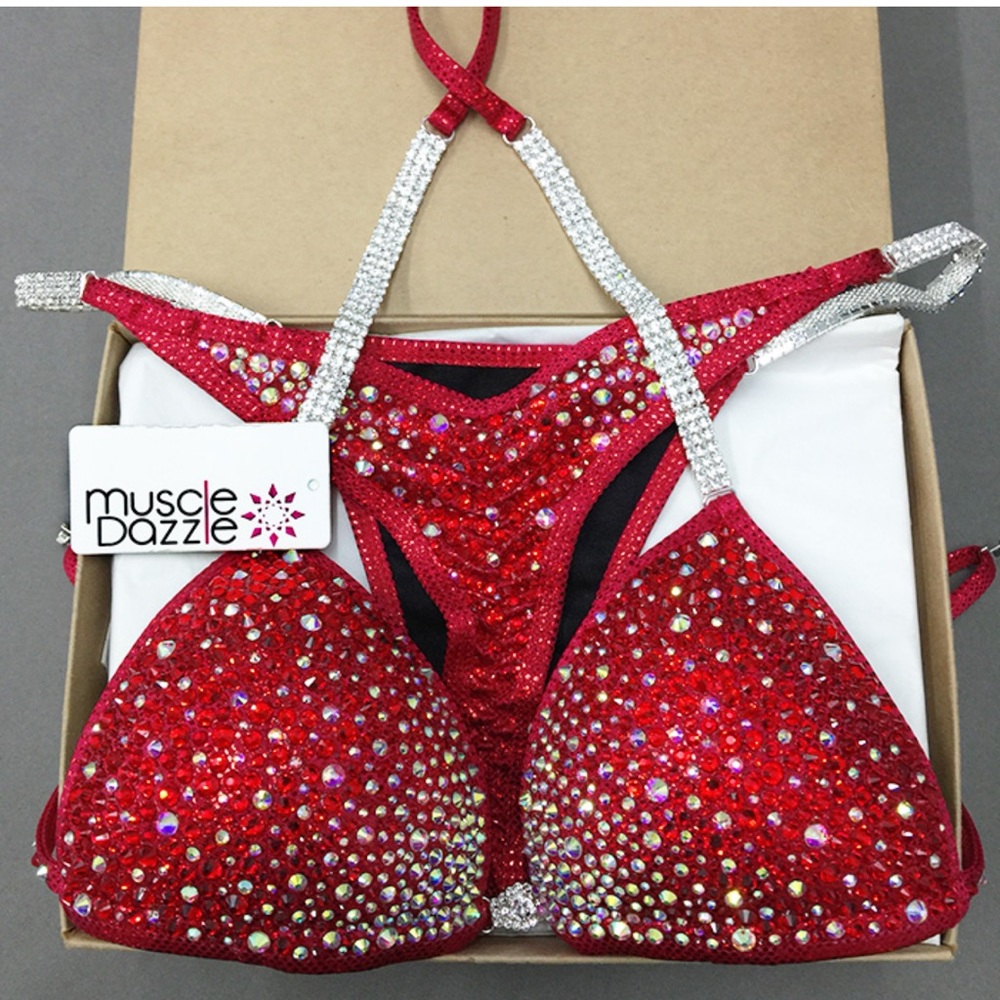 Muscle dazzle bikini competition suit